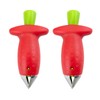 Juxiamal 2pcs Strawberry Huller, Strawberry Stem and Leaf Remover Multi