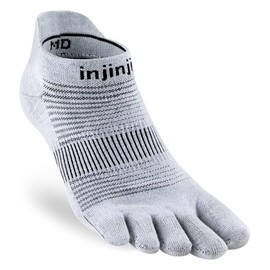 injinji Run Original Weight, No Show, gray