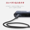 Elecom AX-35M05BK AUX Cable / φ3.5 Male to φ3.5 Male/Slim/0.5