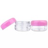 Beauticom 48 Pieces 15G/15ML Round Clear Cosmetic Cream Sample Jars