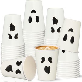 36 Pack 12 oz Halloween Disposable Paper Cups Halloween Coffee Cup