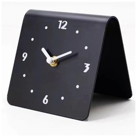 TYCIONG Bedside Clock Silent Table Clock Simple Modern Silent Clock Metal Desk Clock Decoration Bedroom Table