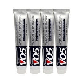 Alberto VO5 Conditioning Hairdressing - Grey White Silver Blonde Hair - Conditioner Smooths Frizz and Enhances Color Vibrancy - 1.5 oz - Pack of 4