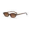 WDZAYXC Retro Oval Rectangular Sunglasses for Men and Women, Classic