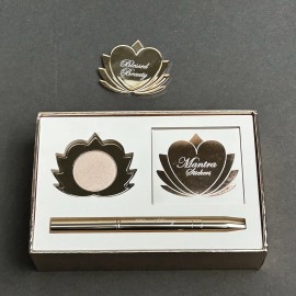 Blessed Beauty Natural Eyeshadow Set Rose Expresso Plum Taupe  0.05 oz