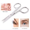 Tijeras Curvas Microdentadas de Acero Inoxidable para Uñas