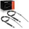A-Premium Rear Driver and Passenger Side Parking Brake Cable Assembly