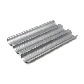 Städter Baking Mould, Metal, Silver, 37 x 24 x 2.5 cm