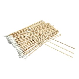 3 packs of 300 cotton buds with one head, cotton buds with 15 cm long handle, environmentally friendly kapok swabs, commonly used for wound disinfection, make-up, cleaning, etc