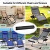 Wiojtry Footrest Cushion for Anti Gravity Folding Recliner, Zero Gravity