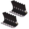 GM Apparel 12 Pack Men's Work Socks Breathable Stretch Fit