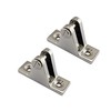 90°Stainless Steel 316 Deck Hinge Bimini Side Deck Mount Fitting