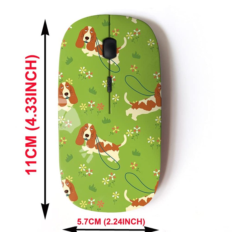 2.4G Wireless Mouse with Cute Pattern Design for All Laptops