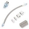 Cylinder Head Coolant Steam Port Crossover Hose Kit Replacement for