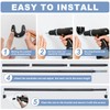 Closet Rods For Hanging Clothes,17-99 Inches Stepless Spring Adjustable Closet