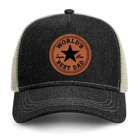 IORTY RTTY Dad Gifts from Daughter Son Dad Hat for Men Fathers Day Christmas Birthday Gifts Mens Hat for Dad from Kids Mens Trucker Hat Charcoal-Grey