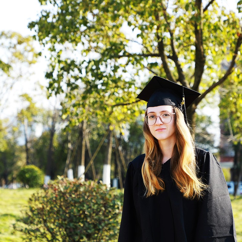 Newrara Graduation Unisex Matte Adult Graduation Cap with Tassel (Black)