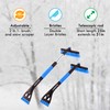 Adduns 2-n-1 Snow Brush and Ice Scraper Extendable, Scratch Free