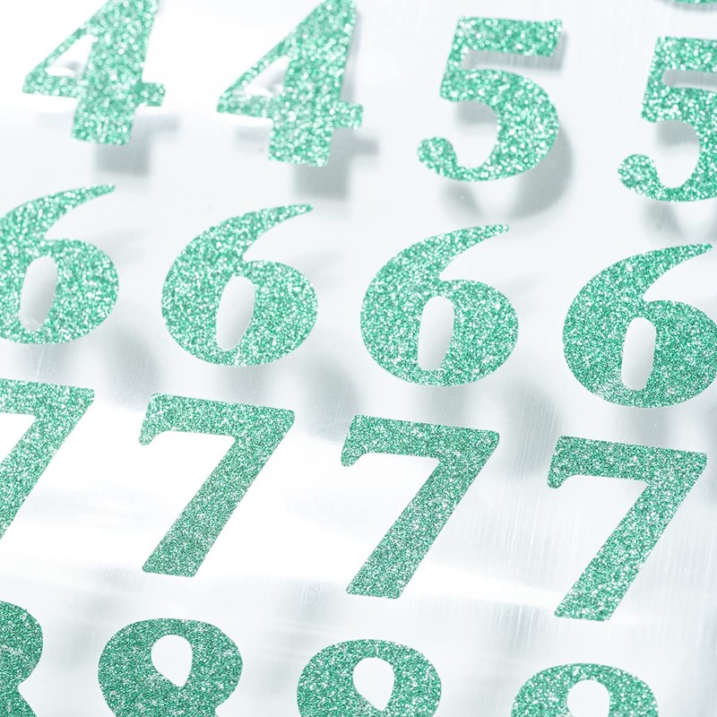 XIAXIN RSS-40 Glitter Number Sticker Sticker Label Number Decoration