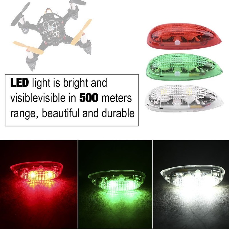3PCS RC Plane Wireless LED Light Kit for Airplane Aircraft