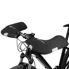 ROCKBROS Bike Handlebar Gloves Winter Windproof Cycling Hand Covers Handlebar Muffs Mitts MTB Road Bike Hand Warmers