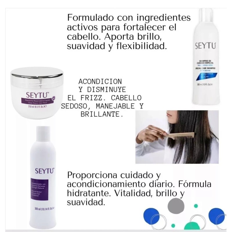Restaurador capilar Cuidado del cabello Shampoo 300ml, + Conditioner 300ml