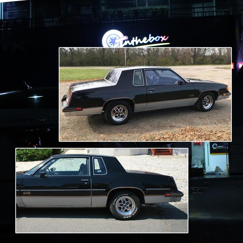 GTINTHEBOX for 1981-1988 Oldsmobile Cutlass 442 Front Amber & Rear