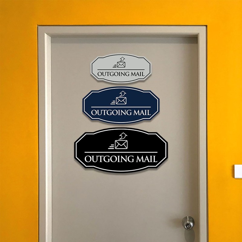 Signs ByLITA Victorian Outgoing Mail Durable ABS Plastic | Laser