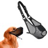 Mesh Dog Muzzle Cover, Muzzle Against Barking with Front Opening