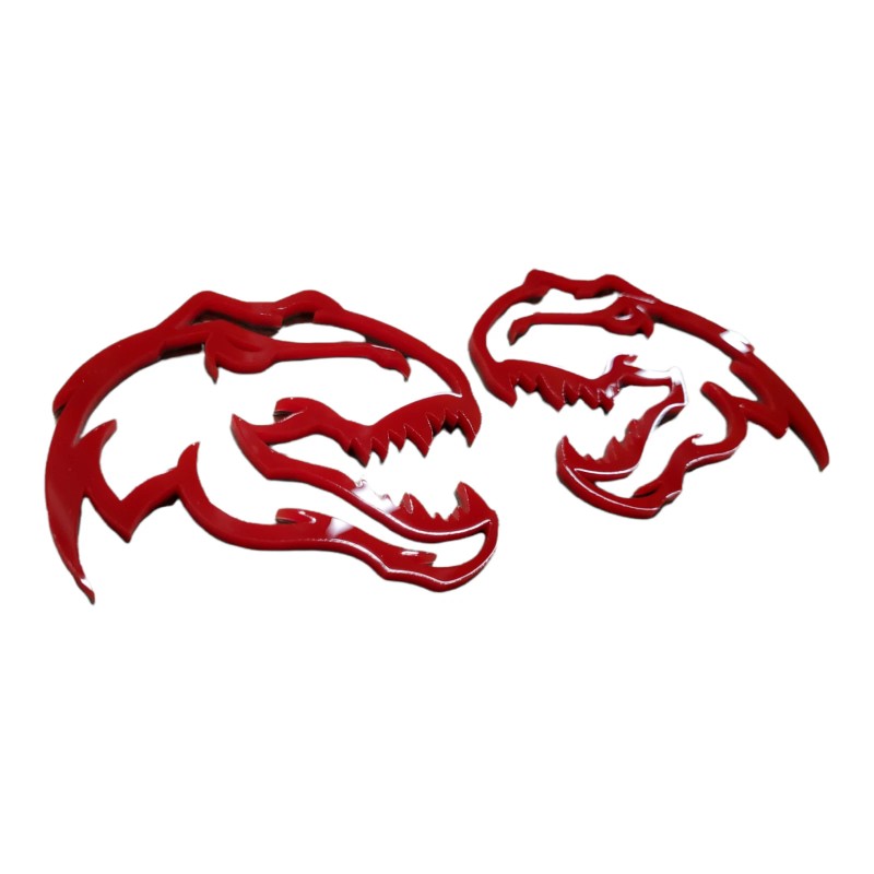 FMSgear RED T-rex Emblem for TRX Ram 1500 Fender badge