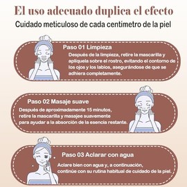 10pcs Mascarilla de ColáGeno-Colageno,Bio Mascarilla Colageno,Mascarilla Facial Coreana de Colágeno Hidrogel Nocturna - Hidratación Profundo para