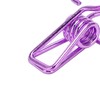 100Pcs Binder Clips Hollow Cute Bear Shape Sturdy Metal Small