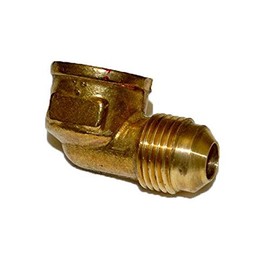 Hearth Products Controls (HPC 90 Degree Female Elbow Brass Fitting (405), 3/8-Inch Tube, 3/8-Inch FIP