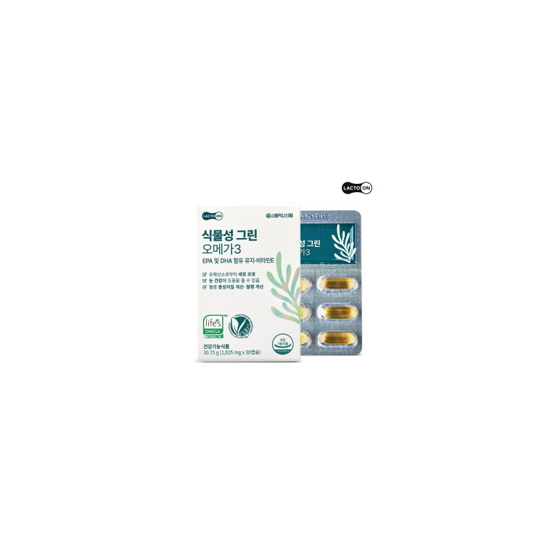 Seoul Pharmacist Shinhyup (bag) (Lactoon) Vegetable Green Omega 3 30