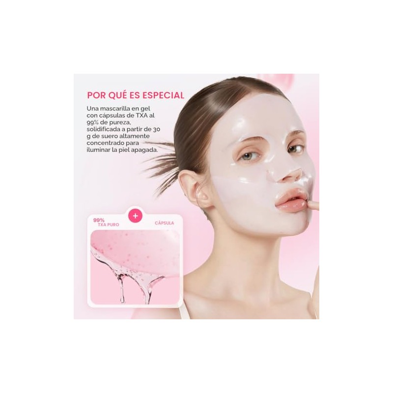Aprilskin Mascarilla de Gel en C psulas Rosas Txa
