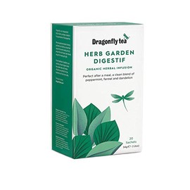 Dragonfly Tea Organic Mint Garden Digestif Herbal Infusion 20 Bags