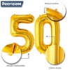 FUNFEST Palloncini 50° Compleanno Oro – Gigante 100cm