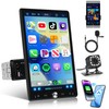 10.4 Inch Car Stereo Single Din Touch Screen Wireless Carplay,