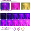LEOTER 4 Head Led Grow Light With Timer Dimmable Modes