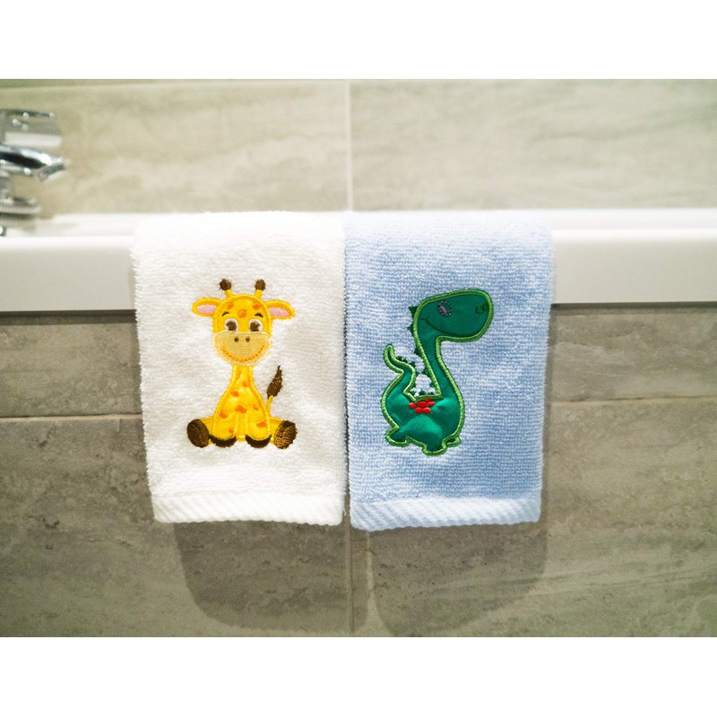 Lex's Linens Pack of 2 Kids Face Cloth (1 of