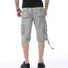 Leward Men's Cotton Twill Cargo Shorts Outdoor Wear Lightweight (US,