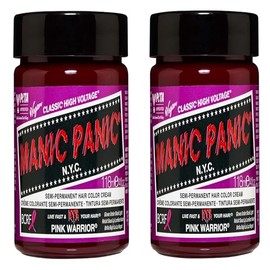 Manic Panic Pink Warrior Tierversuchsfrei, Vegan & Lebendig 2 x 118ml