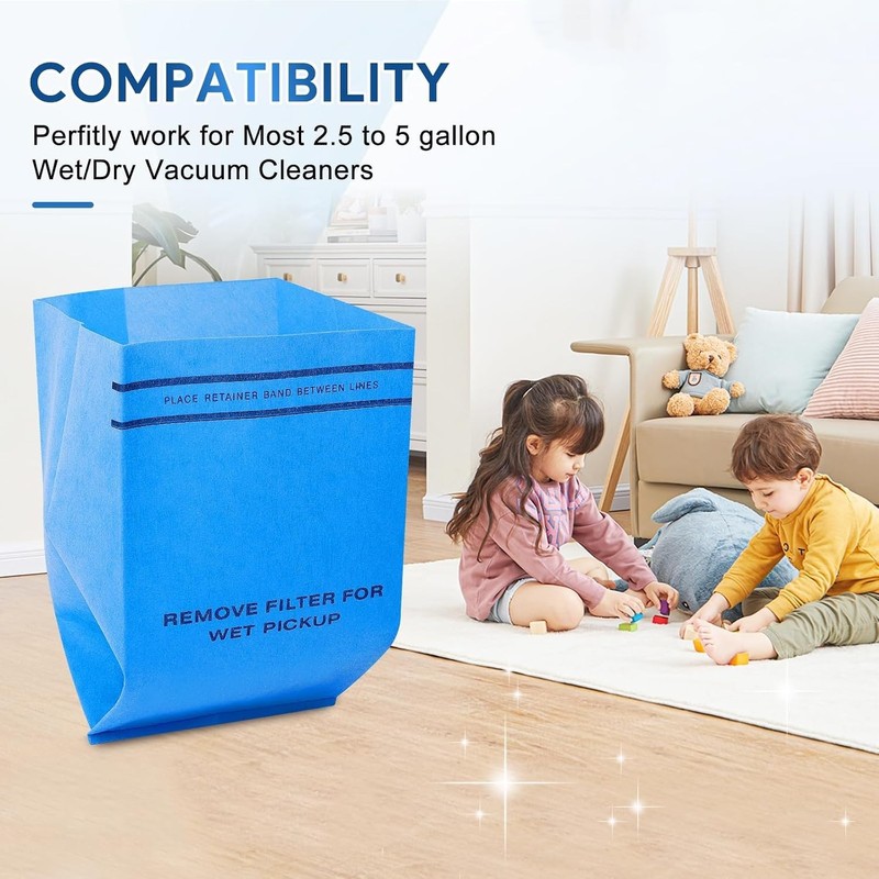 17 pcs Filtro para Aspiradora Koblenz, Reutilizable Bolsas para Aspiradora
