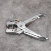 Multi Function Punch Pliers Silver 60# Steel Electroplated Eyelet Hole