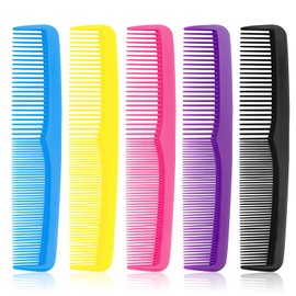 100pcs Plastic Colorful Combs in Bulk, Individually Wrapped, Double Tooth Hair Pocket Comb, for Homeless, Charity, Hotel, Travel, Airbnb, Home, Shelter