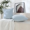 Jeneoo Baby Blue Decorative Throw Pillow Covers Soft Chenille Comfy