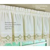 Today's Curtain, Heirloom Battenberg Eyelet Swag 38", Ecru, 58" W
