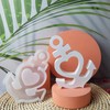 Duawenki Love Boat Anchor Shape Car Freshie Silicone Mold for