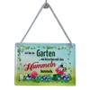 Geschenkeparadies 24 Garden Gardener Metal Sign Hanging Sign 16 x
