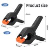 10Pcs Spring Clamps, Heavy Duty Clamps Quick Grip with Moveable